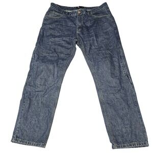 Wicked Stock Mens Motorcycle Jeans Kevlar Lined Biker Pants Blue 40 x 32 Biker